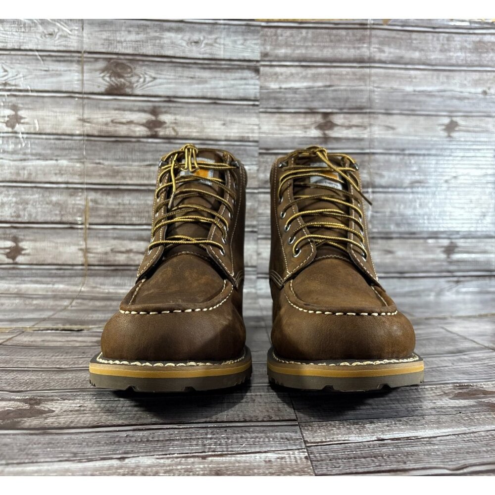Carhartt 6" Waterproof Work Boots size 11 color Brown Style CMW6197 - Picture 3 of 12